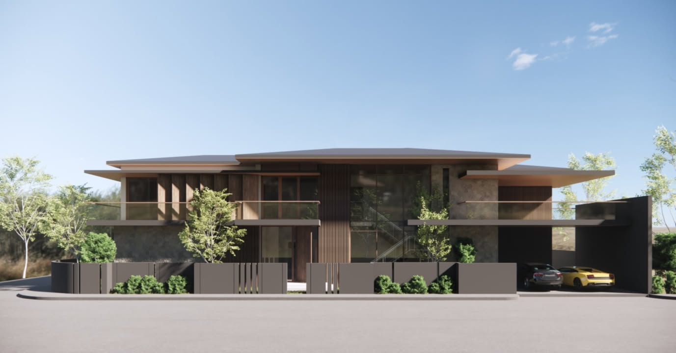 2 Storey Residential Building - View 2