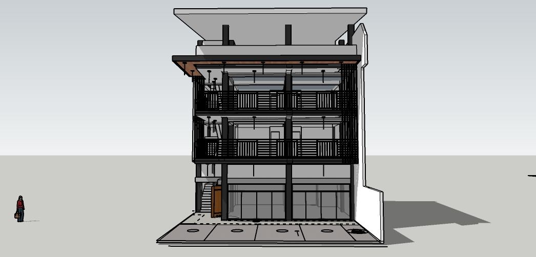 Four Storey Commercial Building - View 2
