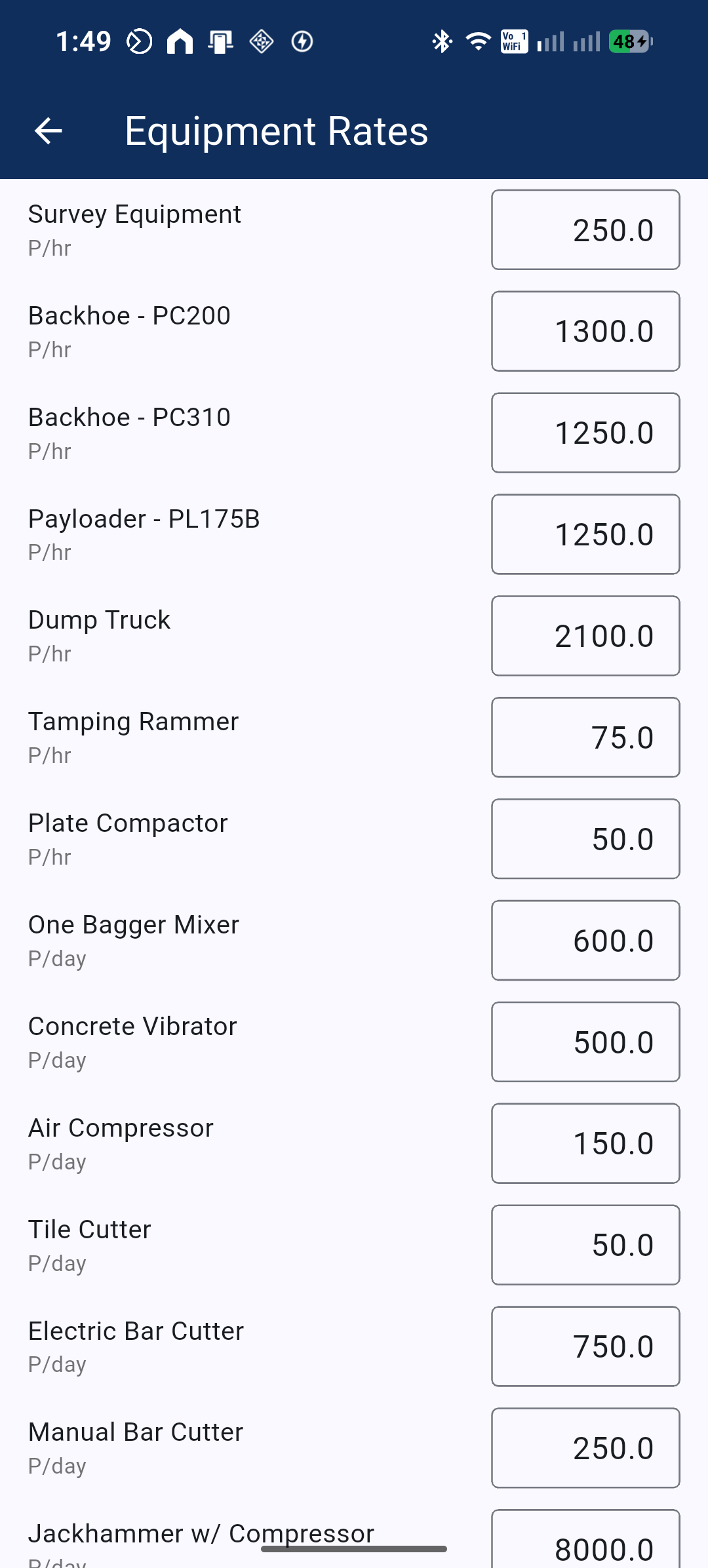 Unit Cost Analysis screenshot 6