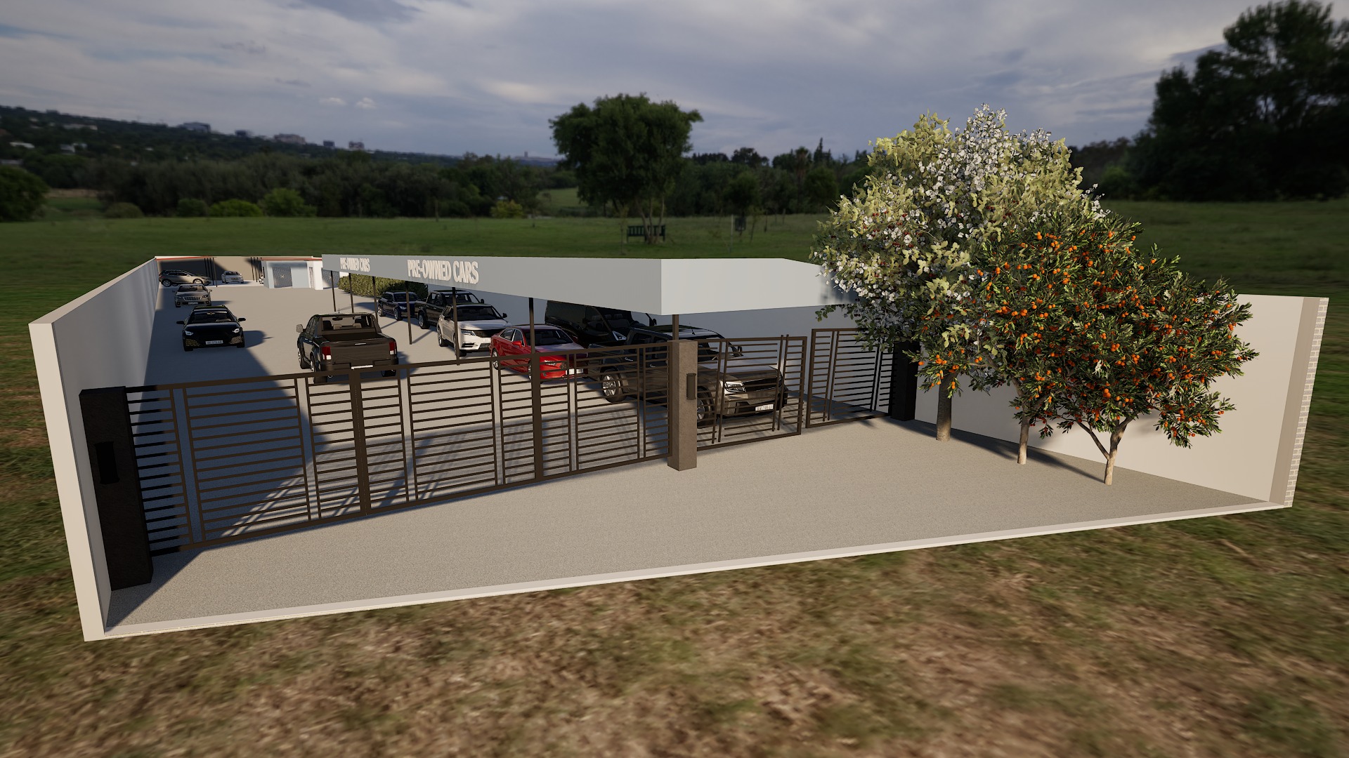 Auto Shop Building - View 1