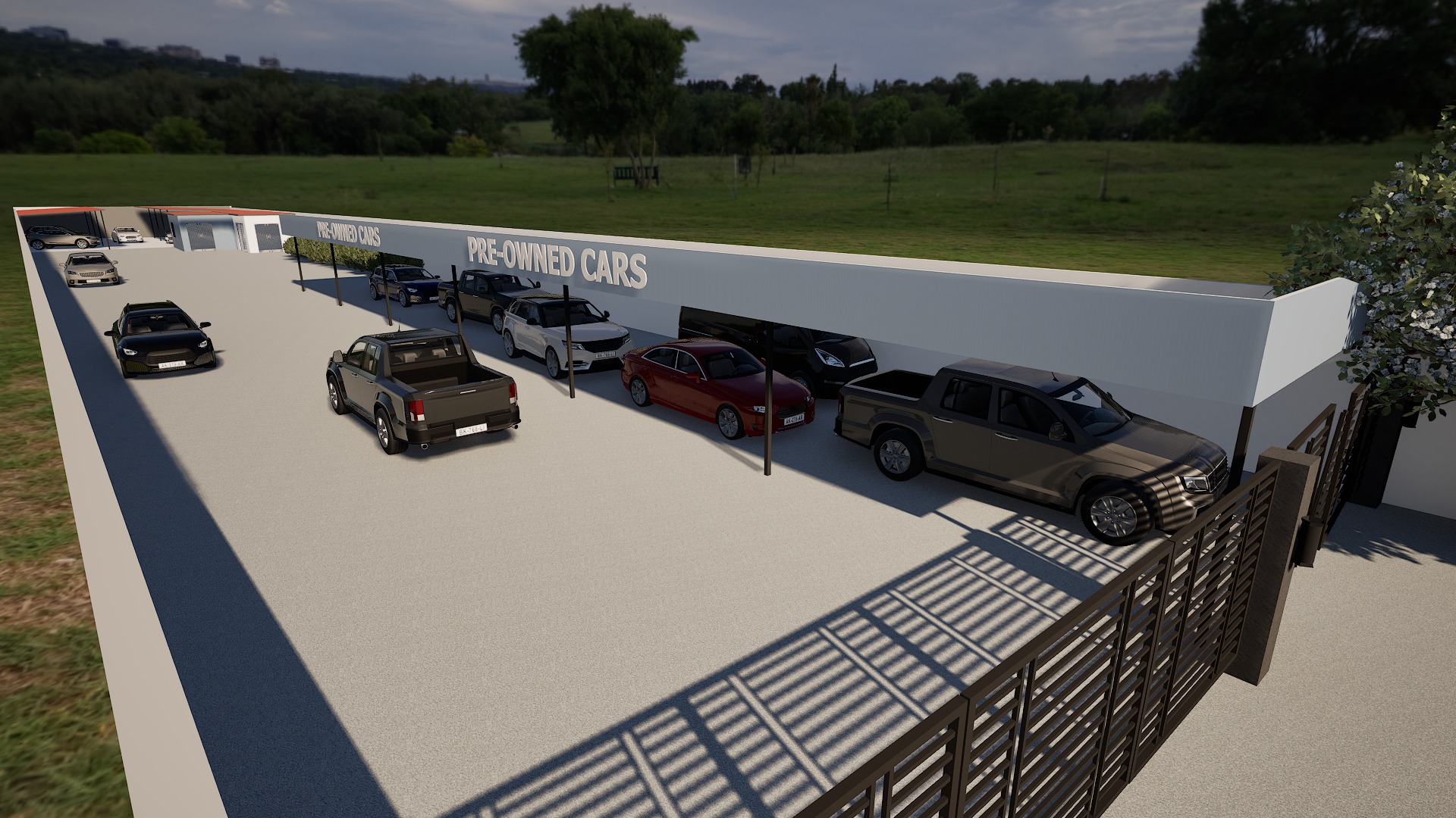 Auto Shop Building - View 2