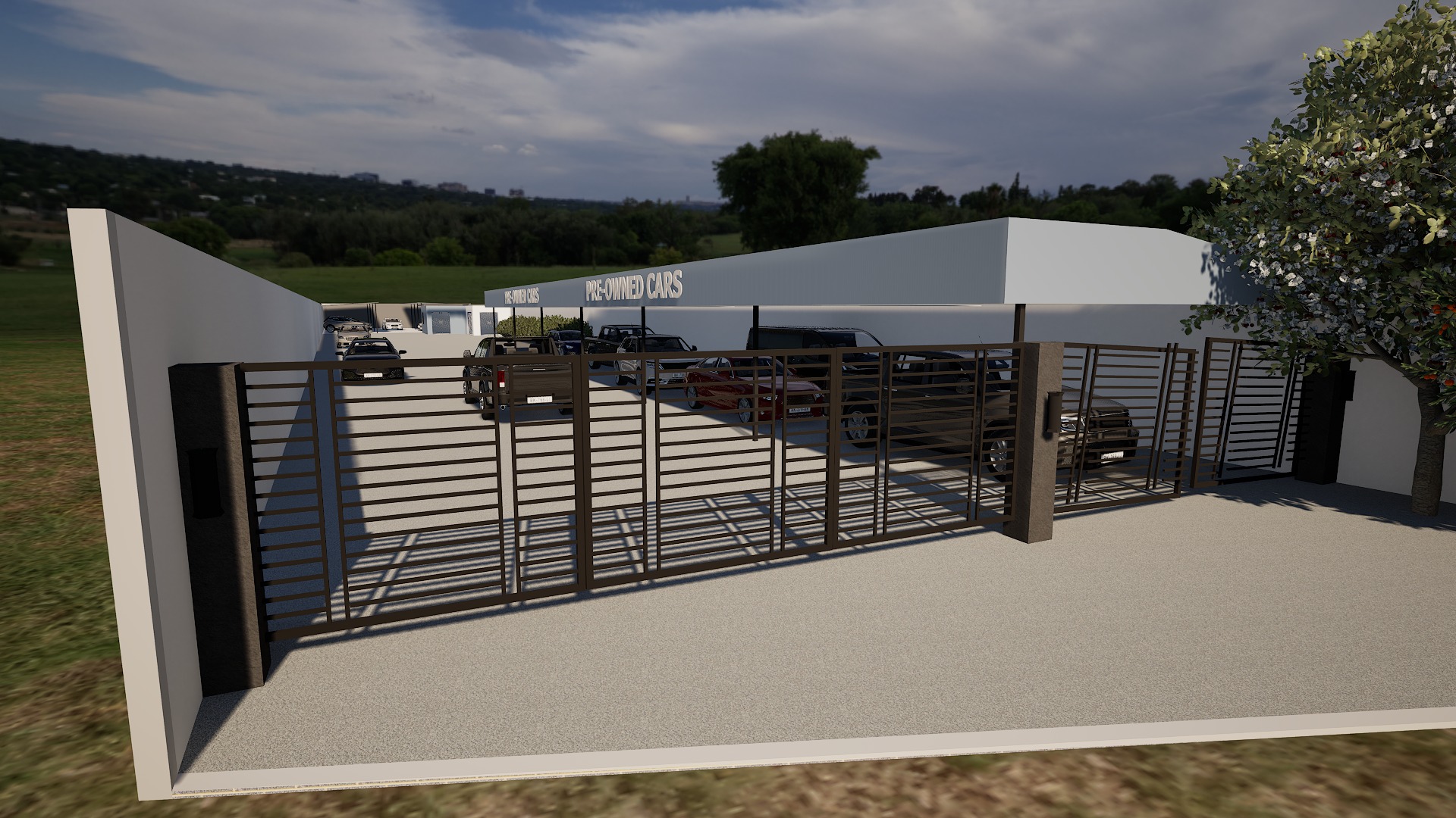 Auto Shop Building - View 3