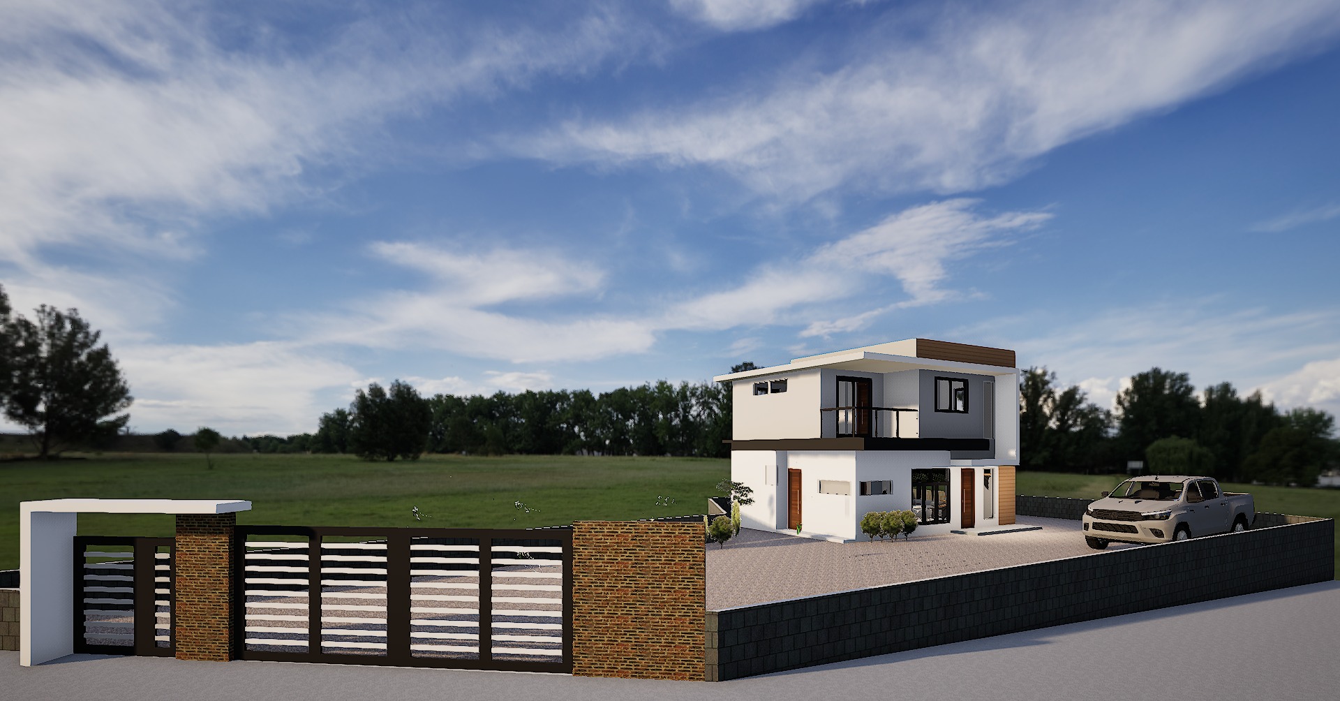 Two Storey Residential Building Manjuyod - View 1