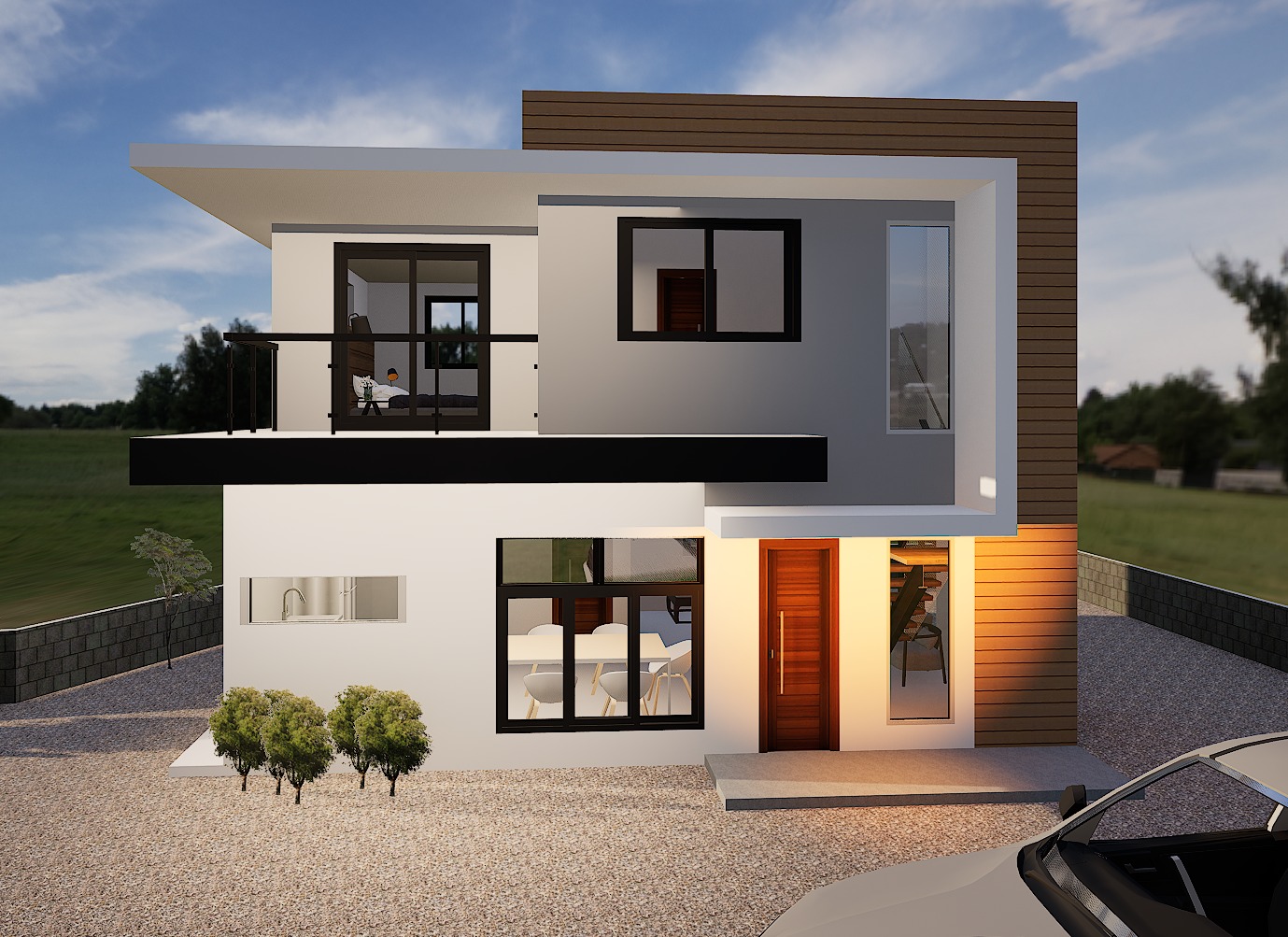 Two Storey Residential Building Manjuyod - View 2