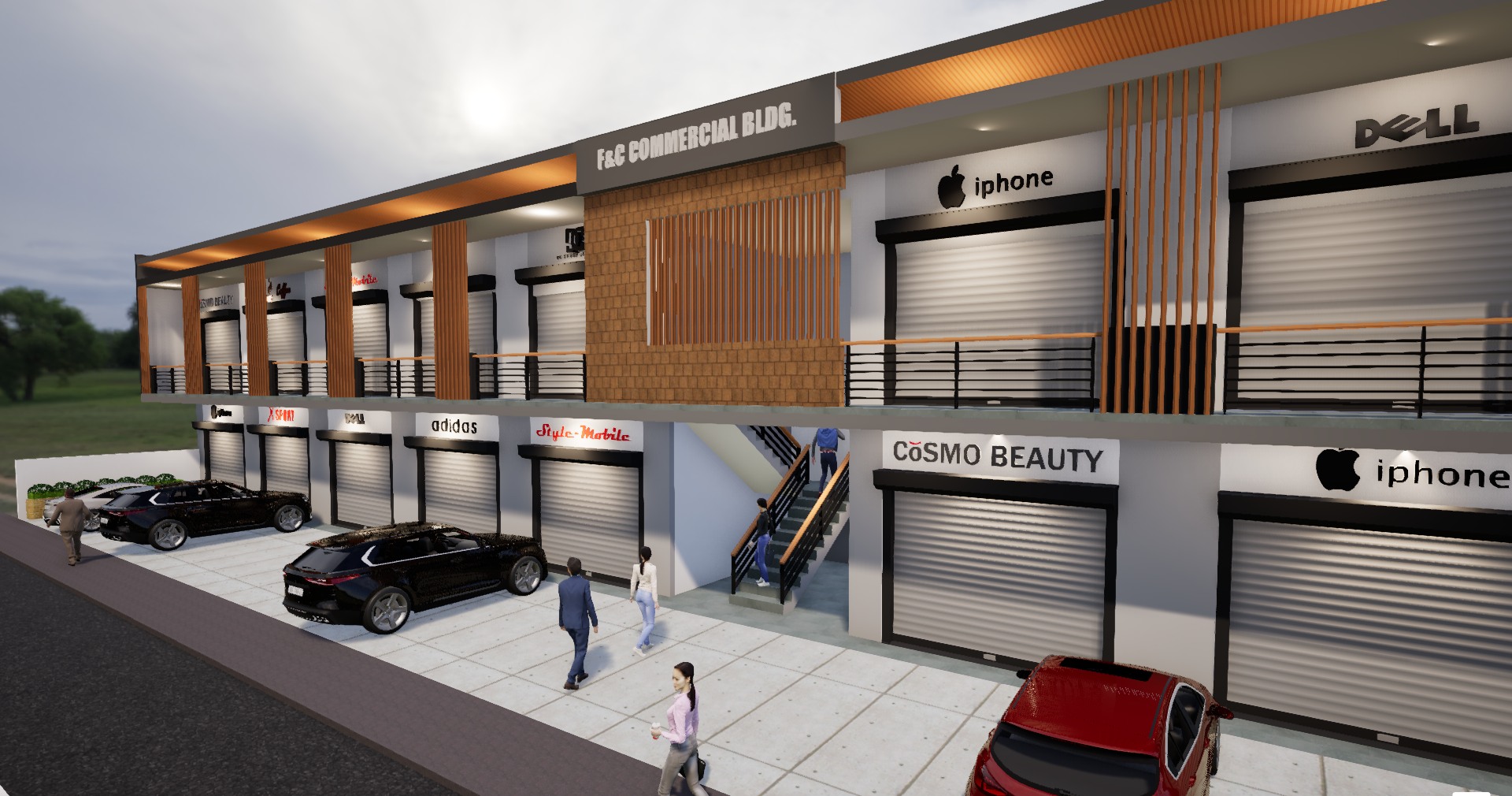 Two Storey Commercial Building Canlaon - View 2