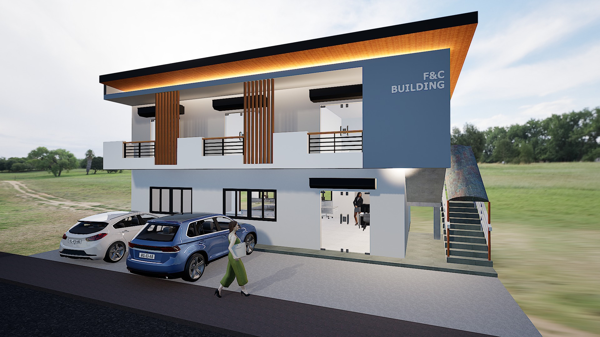 Two Storey Commercial Building - View 3