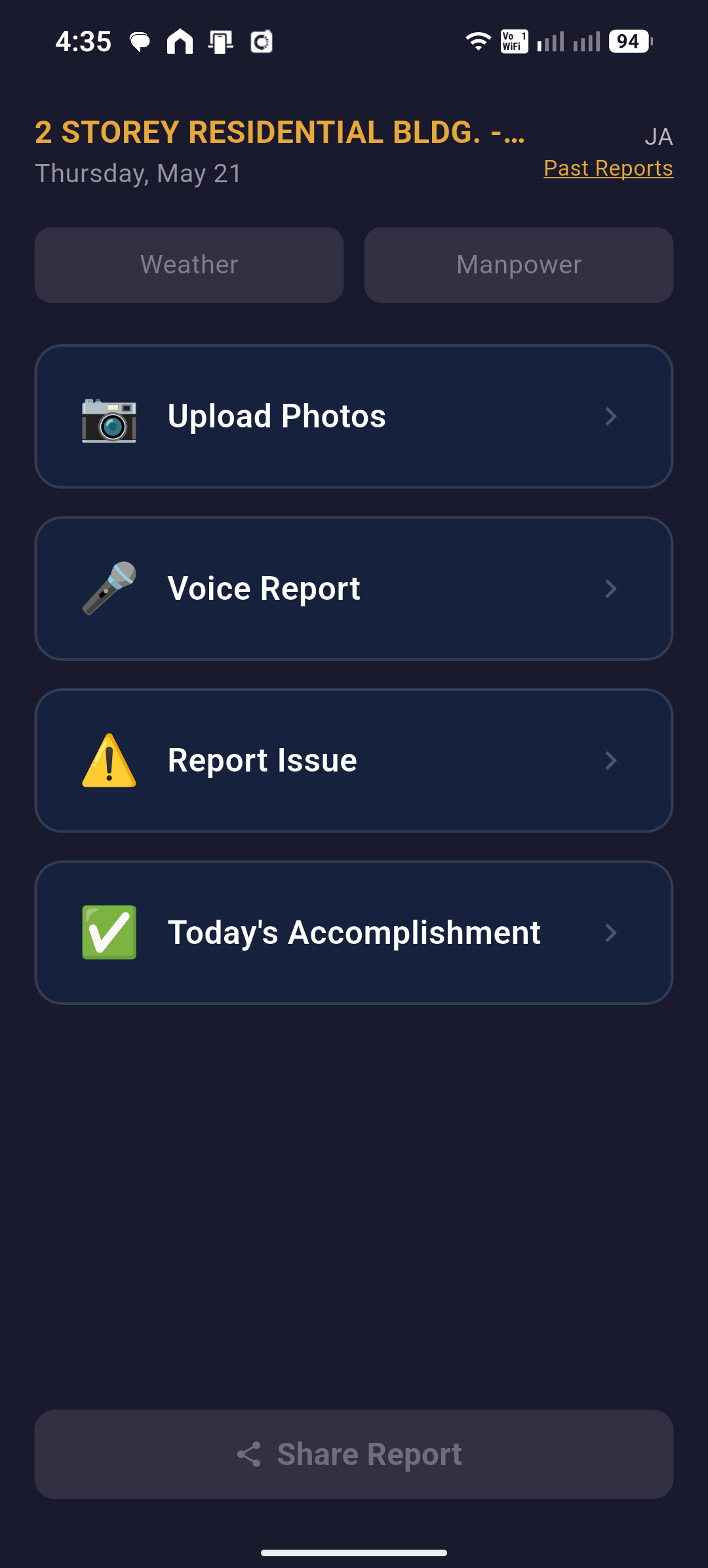 Field Report screenshot 1
