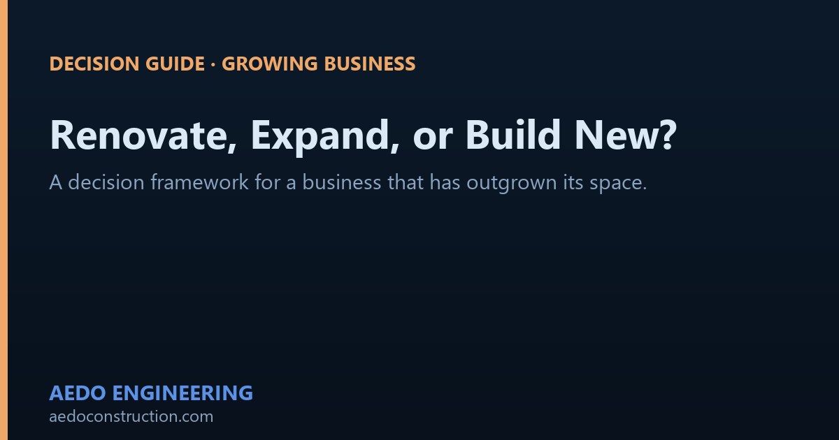 Growing business deciding whether to renovate, expand, or build new in the Philippines