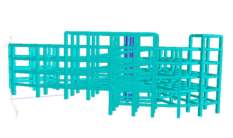 5 Storey Parking Building - View 1