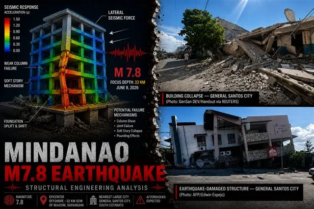 Lindol sa Mindanao 2026 — gabay ng inhinyero sa M7.8 na lindol sa Sarangani